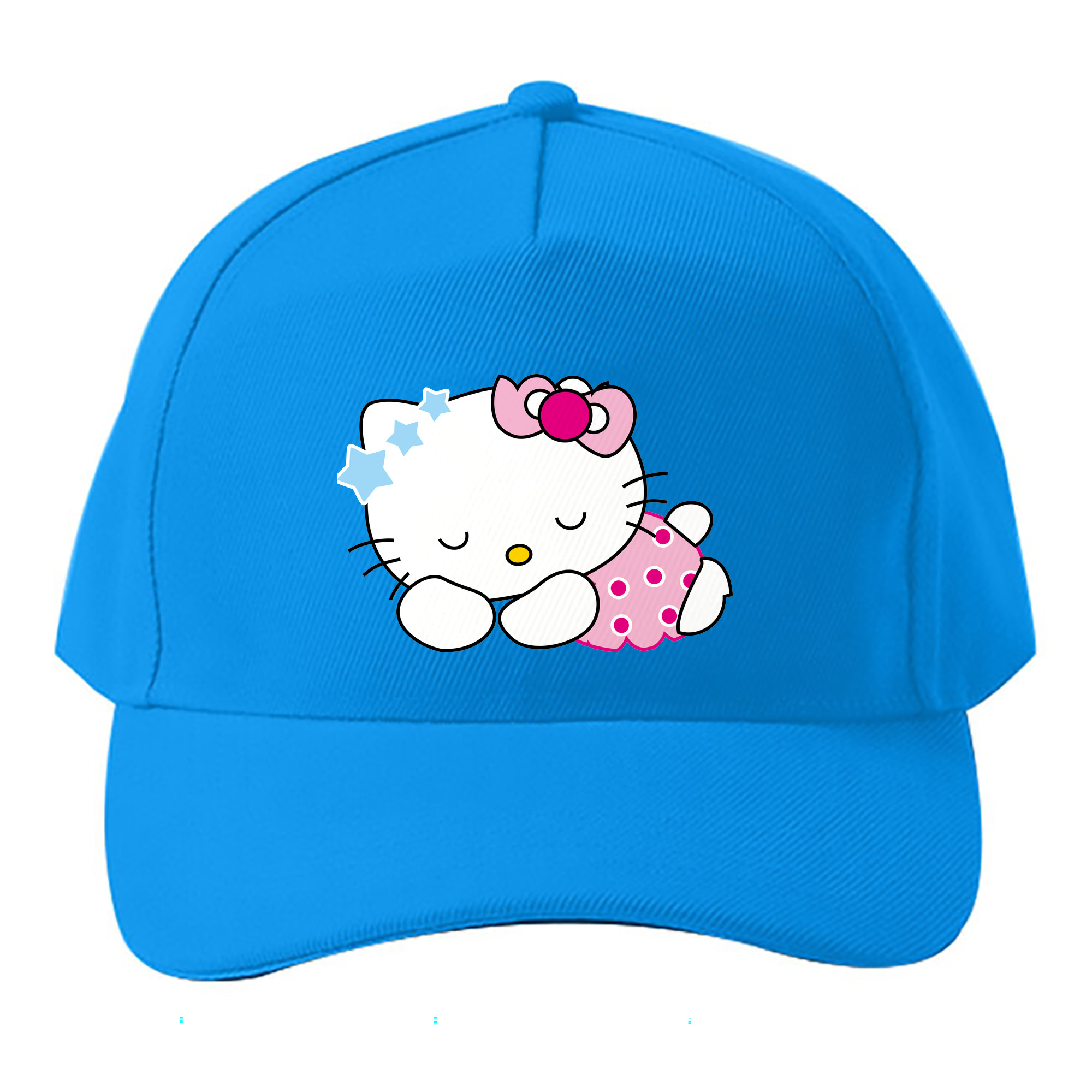 （画像用） Hello Kitty ハローキティ ベースボールキャップ 綿100％ 男女兼用 帽子 スポーツ